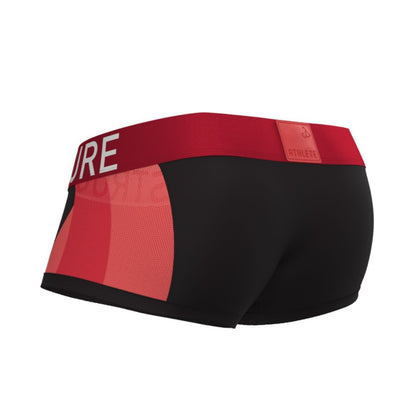 Private Structure กางเกงชั้นในชาย รุ่น Athlete Mid Waist Trunk - Black [4643]
