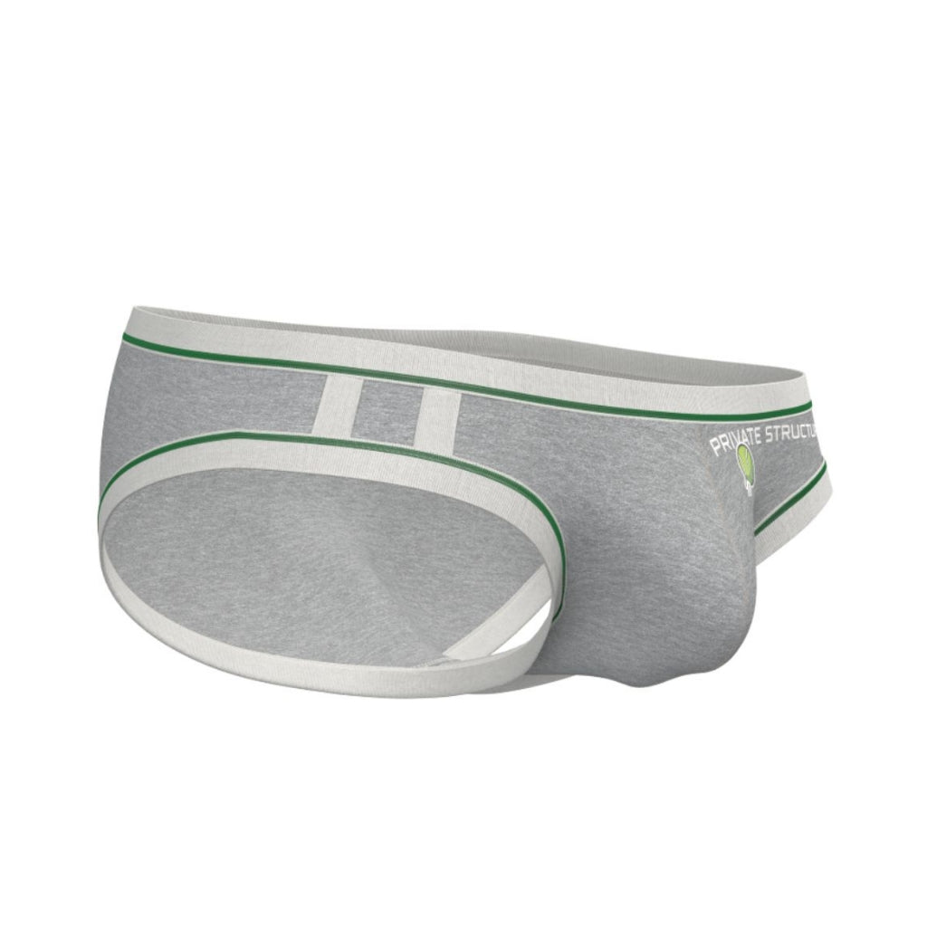 Private Structure กางเกงชั้นในชาย รุ่น Athlete Low Waist Mini Brief - Stadium Grey [4644]