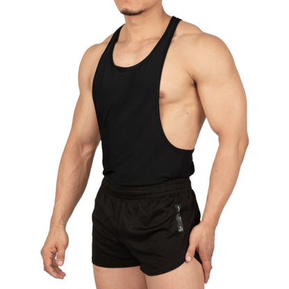 Private Structure เสื้อกล้ามออกกำลังกาย รุ่น Party Troop Tank – Black [4558] / นายแบบอก 41" Size S/M