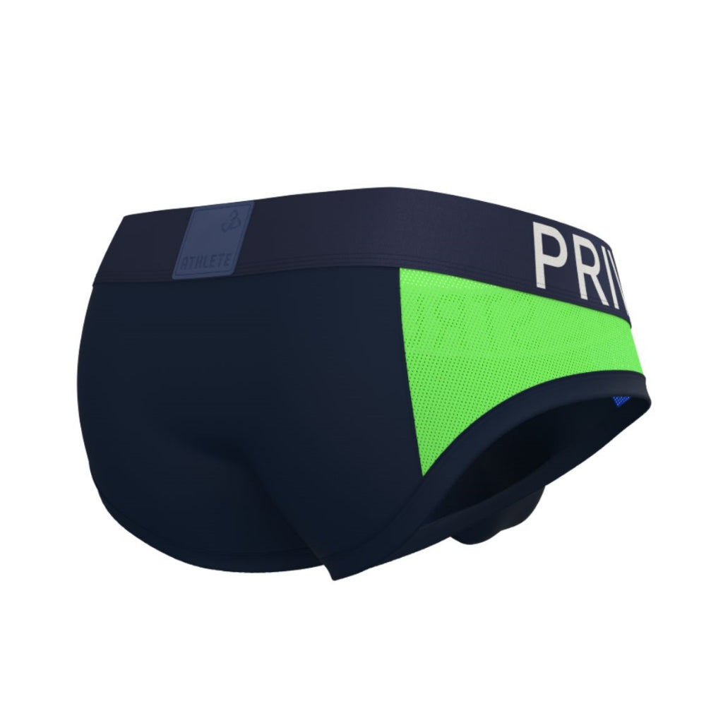 Private Structure กางเกงชั้นในชาย รุ่น Athlete Mid Waist Mini Brief - Navy [4642]