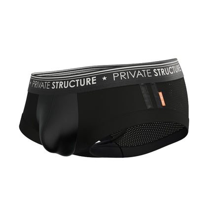 Private Structure กางเกงชั้นในชาย รุ่น Limited Militla Hipster - Sergeant Black [4531]