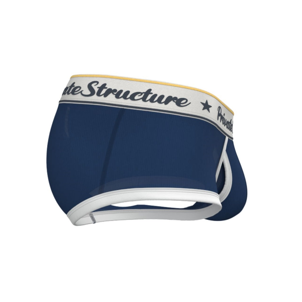 Private Structure กางเกงชั้นในชาย รุ่น  Classic Mid Waist Trunk - Ombre Navy Blue [4530]