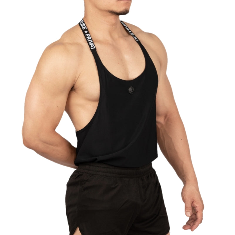 Private Structure เสื้อกล้ามออกกำลังกาย รุ่น Party Troop Tank - Black [4624] / นายแบบอก 41" Size S/M