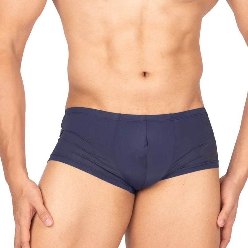 Private Structure กางเกงชั้นในชาย รุ่น Bare Hipster - Silk Navy [4390]