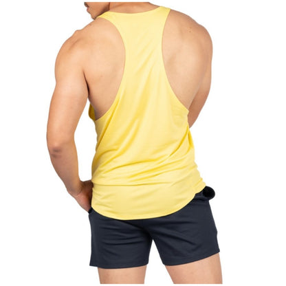 Private Structure เสื้อกล้ามออกกำลังกาย Easy Fit Tank – Sunny Yellow [4713] / นายแบบอก 41" Size M