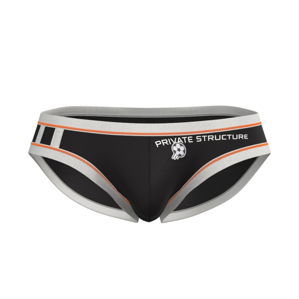 Private Structure กางเกงชั้นในชาย รุ่น Athlete Low Waist Mini Brief - Soccer Black [4644]