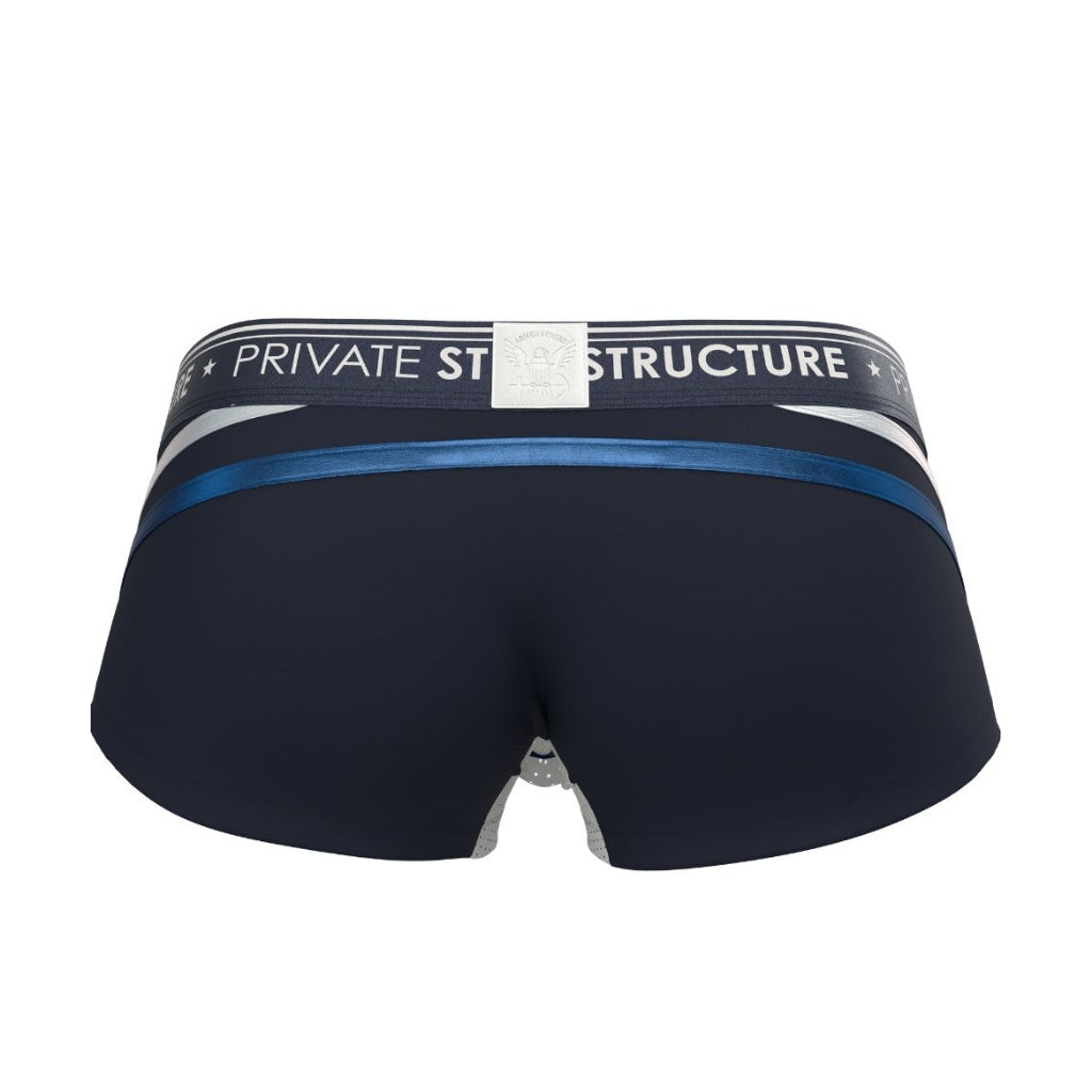 Private Structure กางเกงชั้นในชาย รุ่น Limited Militla Low Waisted Trunk - Admiral Navy [4532]