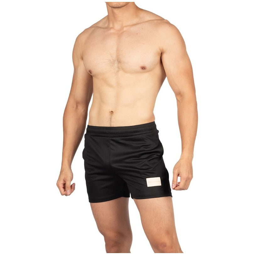 Private Structure กางเกงขาสั้นออกกำลังกาย Active Shorts – Charcoal [4702] / นายแบบเอว 30" Size M