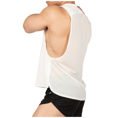 Private Structure เสื้อแขนกุดออกกำลังกาย รุ่น Party Troop Tank – White [4621] / นายแบบอก 41" Size S/M