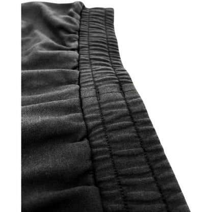 Private Structure กางเกงขาสั้นออกกำลังกายSweat Shorts – Black [4697] / นายแบบเอว 30" Size M