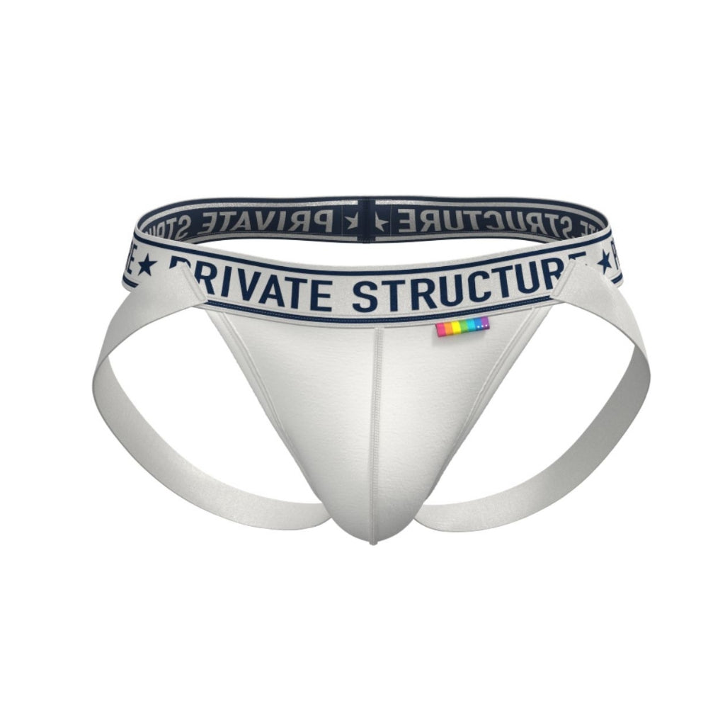 Private Structure กางเกงชั้นในชาย รุ่น PRD Limited Jockstrap - Urban White [4496]
