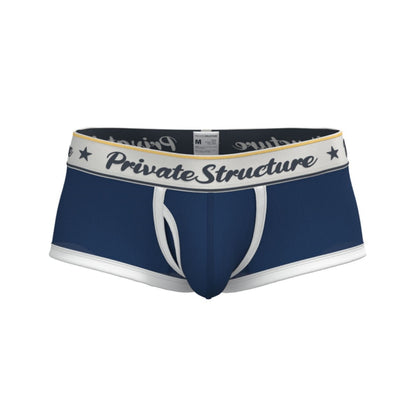 Private Structure กางเกงชั้นในชาย รุ่น  Classic Mid Waist Trunk - Ombre Navy Blue [4530]