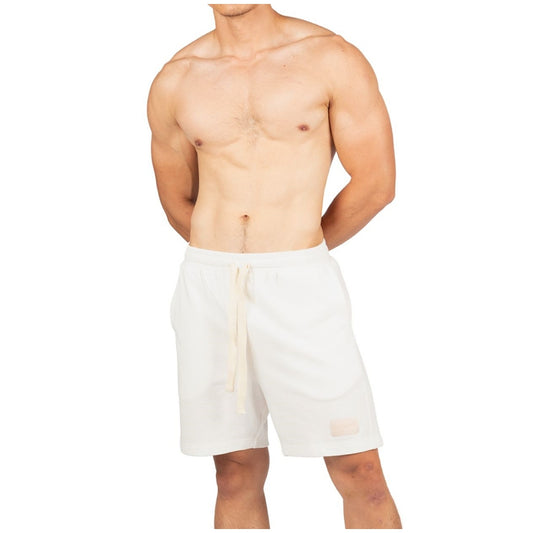 Private Structure กางเกงขาสั้น Utility Shorts – White [4705] / นายแบบเอว 30" Size M