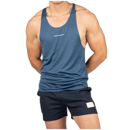Private Structure เสื้อกล้ามออกกำลังกาย Easy Fit Tank – Galaxy Blue [4713] / นายแบบอก 41" Size M