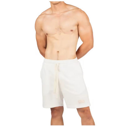 Private Structure กางเกงขาสั้น Utility Shorts – White [4705] / นายแบบเอว 30" Size M