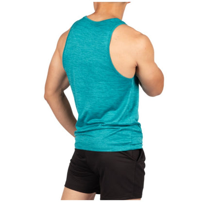 Private Structure เสื้อกล้ามออกกำลังกาย Flashy Tank – Moss Green [4715] / นายแบบอก 41" Size M