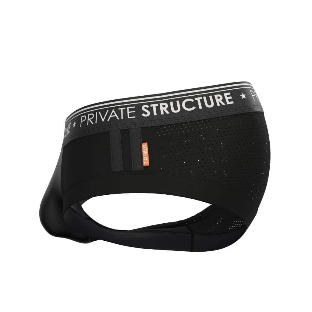 Private Structure กางเกงชั้นในชาย รุ่น Limited Militla Hipster - Sergeant Black [4531]