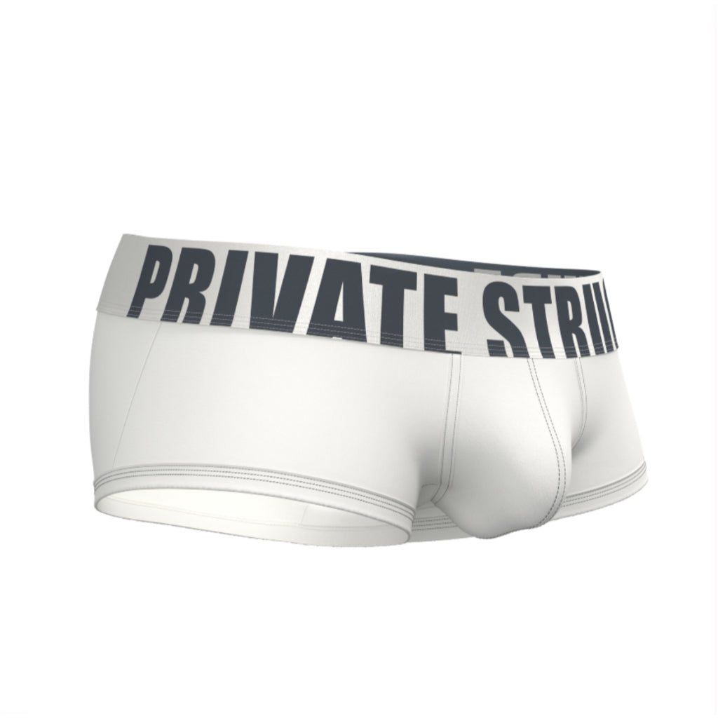 Private Structure กางเกงชั้นในชาย รุ่น Prestiq Low Rise Trunk - Pure White [4650]