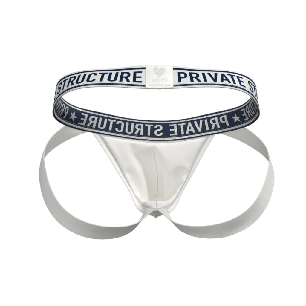Private Structure กางเกงชั้นในชาย รุ่น PRD Limited Jockstrap - Urban White [4496]