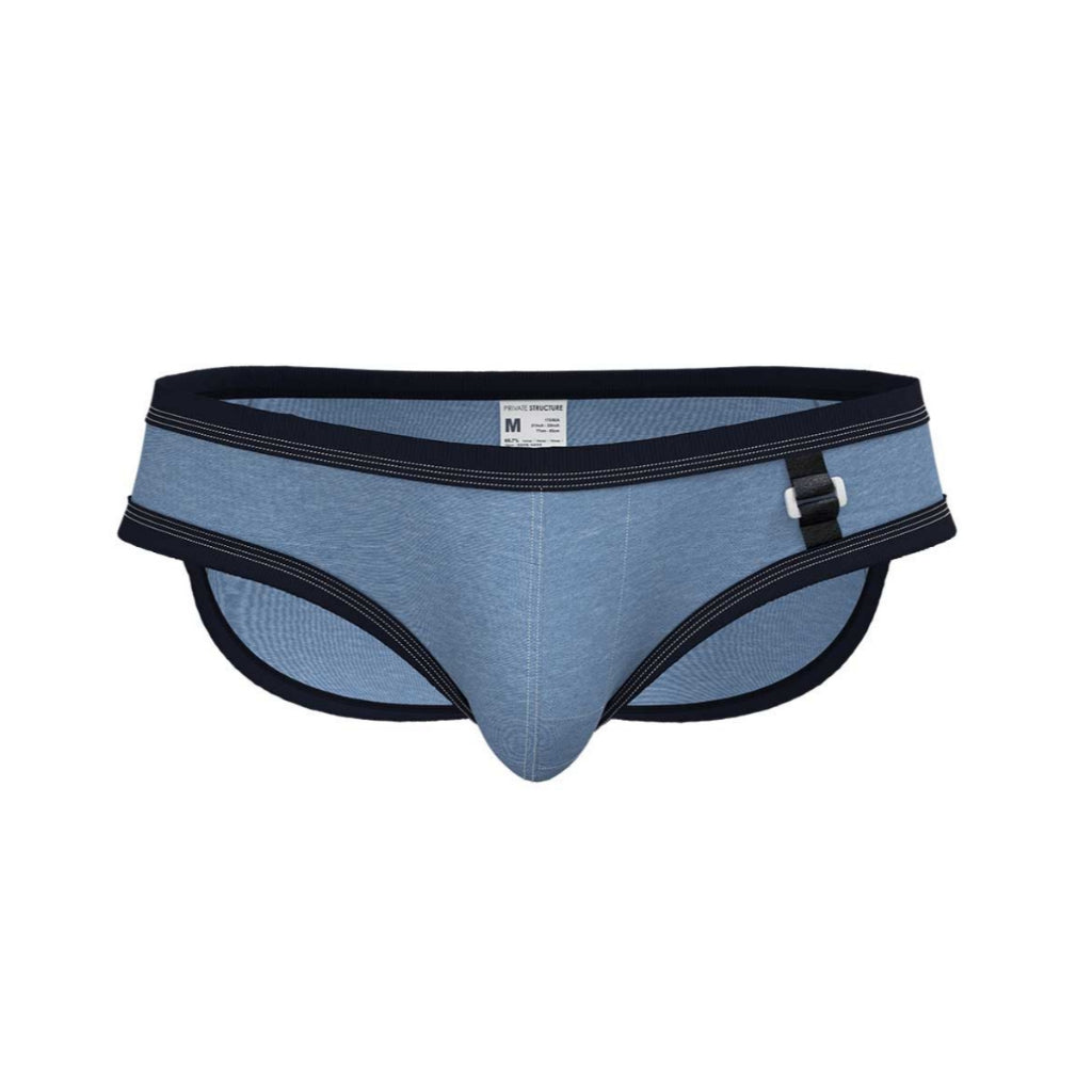 Private Structure กางเกงชั้นในชาย รุ่น BarnBoy Low Waist Mini Brief - Faded Denim [4358]
