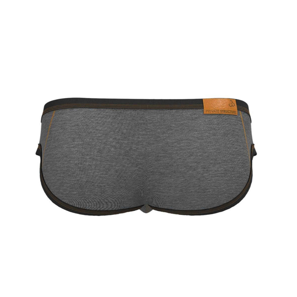 Private Structure กางเกงชั้นในชาย รุ่น BarnBoy Low Waist Mini Brief - Stone Washed Grey [4358]
