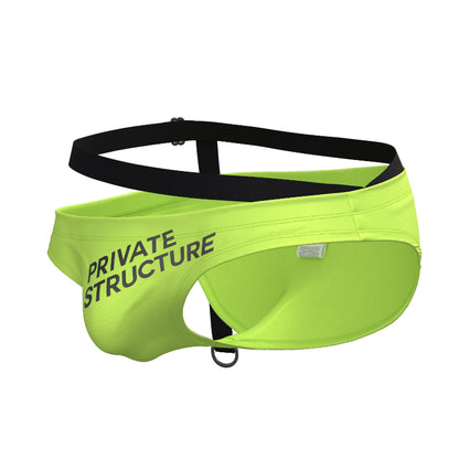 Private Structure กางเกงว่ายนำ้ รุ่น Swimwear Bikini - Neon Lemon [4584]