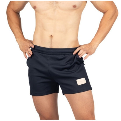 Private Structure กางเกงขาสั้นออกกำลังกาย Active Shorts – Dark Blue [4702] / นายแบบเอว 30" Size M