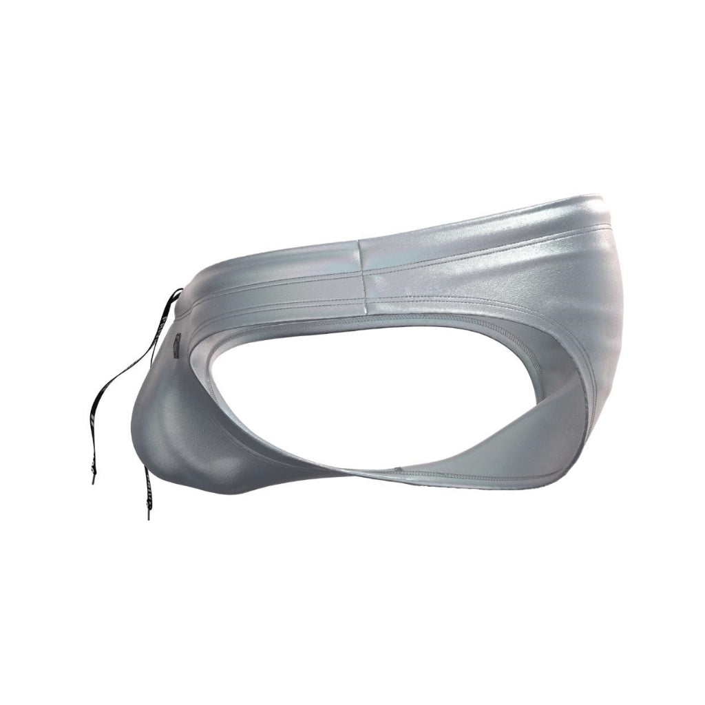 Private Structure กางเกงว่ายนำ้ รุ่น Swimwear Bikini – Holographic Silver [4564]
