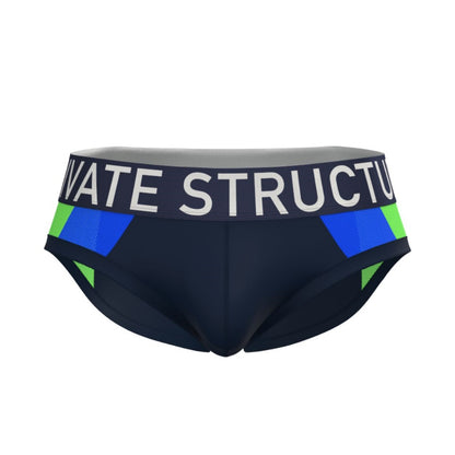 Private Structure กางเกงชั้นในชาย รุ่น Athlete Mid Waist Mini Brief - Navy [4642]