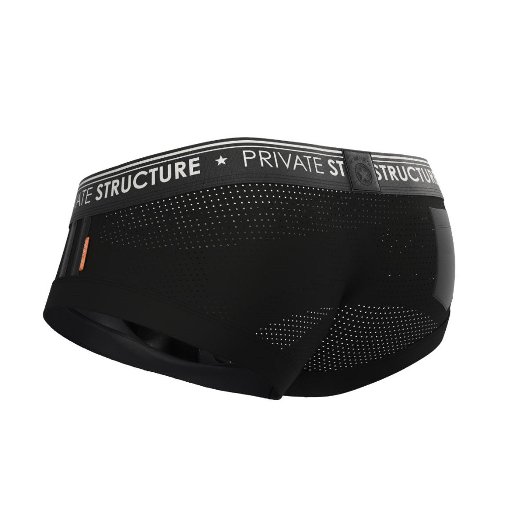 Private Structure กางเกงชั้นในชาย รุ่น Limited Militla Hipster - Sergeant Black [4531]