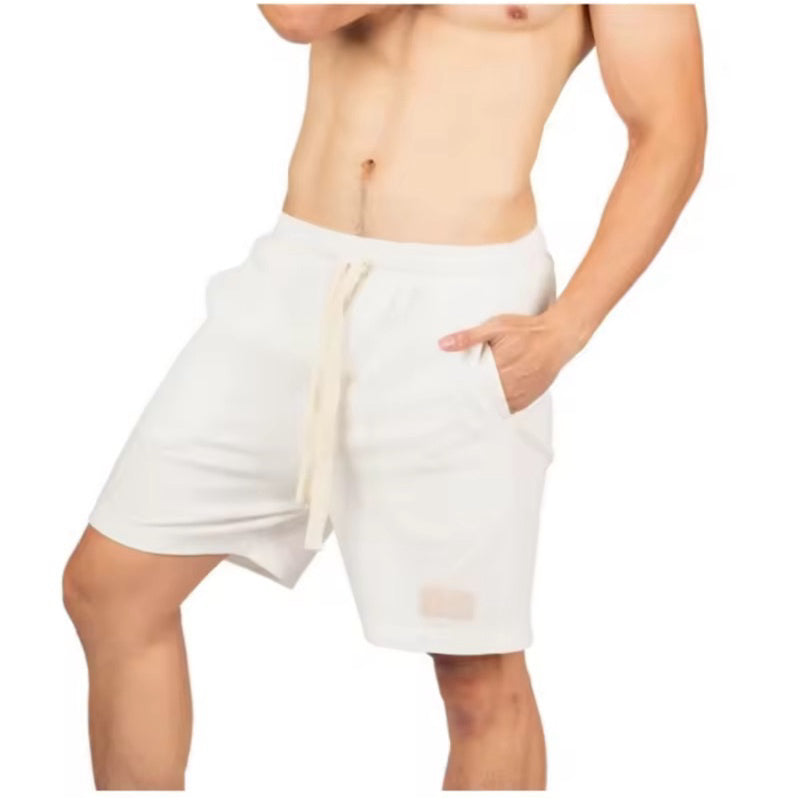 Private Structure กางเกงขาสั้น Utility Shorts – White [4705] / นายแบบเอว 30" Size M