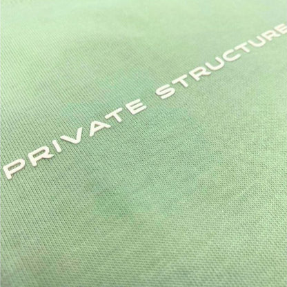 Private Structure เสื้อกล้ามออกกำลังกาย Crew Neck Easy Fit Muscle Tee – Salt Green [4720] / นายแบบอก 41" Size M
