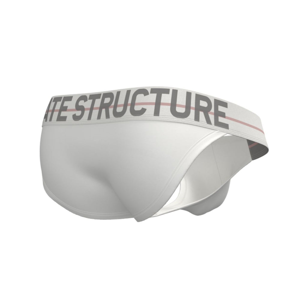 Private Structure กางเกงชั้นในชาย รุ่น MO-Lite Cutaway Brief - Magnolia White [4571]
