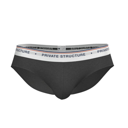 [SPECIAL OFFER] Private Structure กางเกงชั้นในชาย รุ่น  CHUMM! Mid Waist Brief - Elusive Grey [4630]
