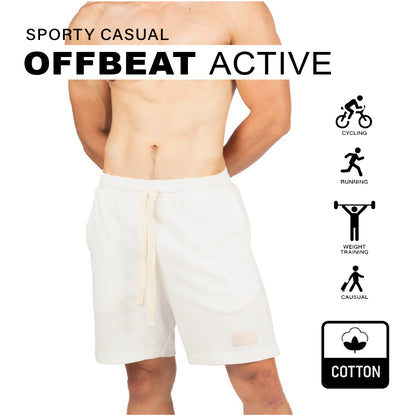 Private Structure กางเกงขาสั้น Utility Shorts – White [4705] / นายแบบเอว 30" Size M