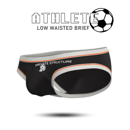 Private Structure กางเกงชั้นในชาย รุ่น Athlete Low Waist Mini Brief - Soccer Black [4644]
