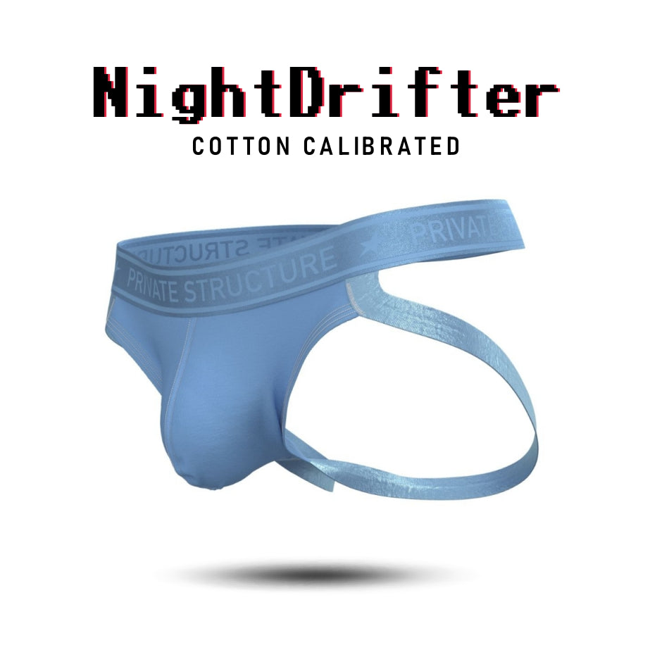 [NEW] Private Structure กางเกงชั้นในชาย รุ่น Night Drifter Jockstrap – Nimbus Blue [4807]