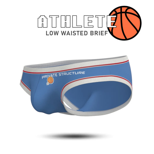 Private Structure กางเกงชั้นในชาย รุ่น Athlete Low Waist Mini Brief - Jersey Blue [4644]