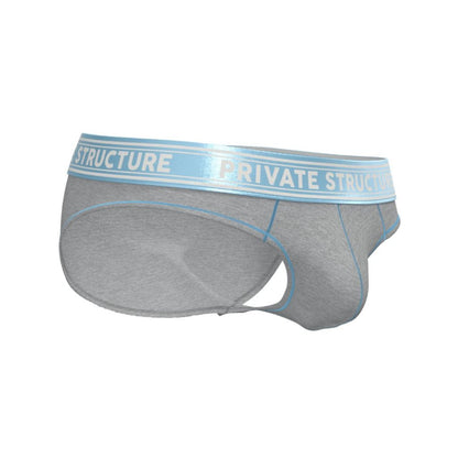 [SPECIAL OFFER] Private Structure กางเกงชั้นในชาย รุ่น Essence Heaven Brief – B.Cyan/M.Grey [4669]
