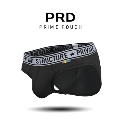 [SPECIAL OFFER] Private Structure กางเกงชั้นในชาย รุ่น PRD Mid Waist Mini Brief - Phantom Black [4385]