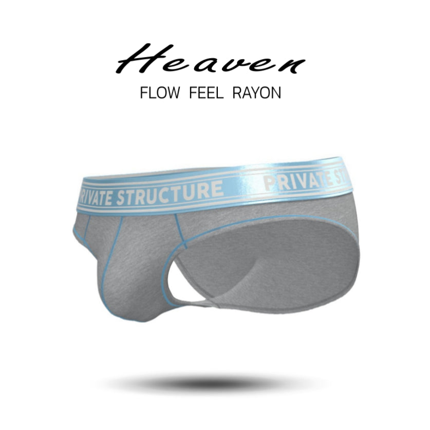 [SPECIAL OFFER] Private Structure กางเกงชั้นในชาย รุ่น Essence Heaven Brief – B.Cyan/M.Grey [4669]