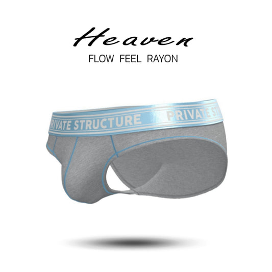 [SPECIAL OFFER] Private Structure กางเกงชั้นในชาย รุ่น Essence Heaven Brief – B.Cyan/M.Grey [4669]