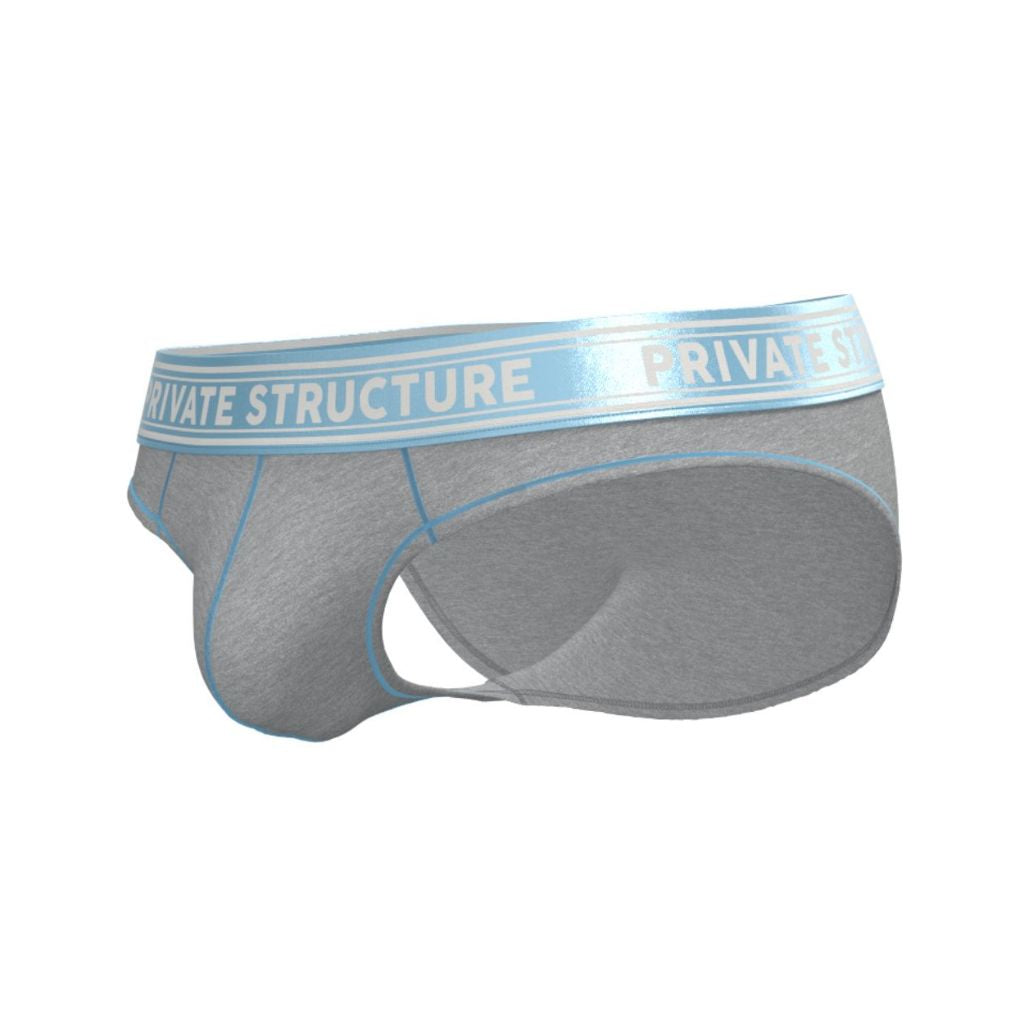 [SPECIAL OFFER] Private Structure กางเกงชั้นในชาย รุ่น Essence Heaven Brief – B.Cyan/M.Grey [4669]