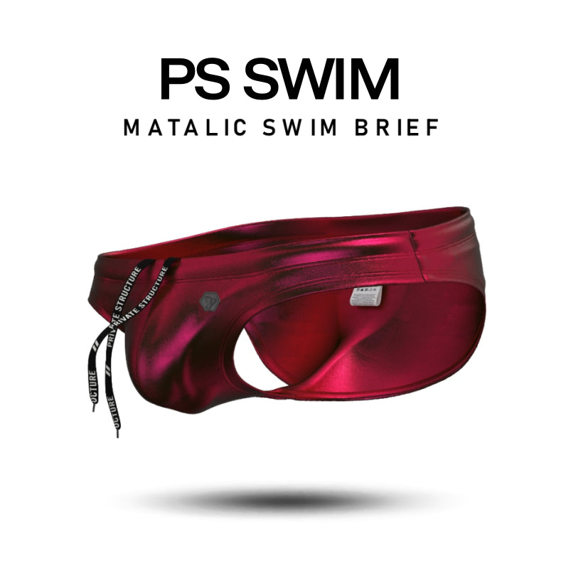 Private Structure กางเกงว่ายนำ้ รุ่น Swimwear Bikini – Illusive Red [4564]