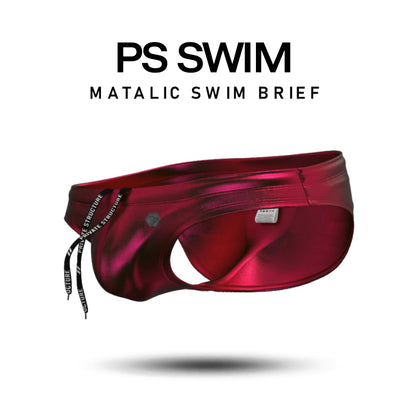 Private Structure กางเกงว่ายนำ้ รุ่น Swimwear Bikini – Illusive Red [4564]