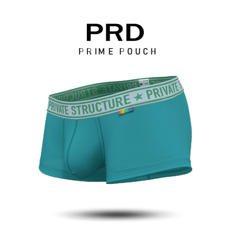 [SPECIAL OFFER] Private Structure กางเกงชั้นในชาย รุ่น PRD Mid Waist Trunk - Glacier Green [4386]