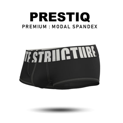 Private Structure กางเกงชั้นในชาย รุ่น Prestiq Low Rise Trunk - Ink Black [4650]