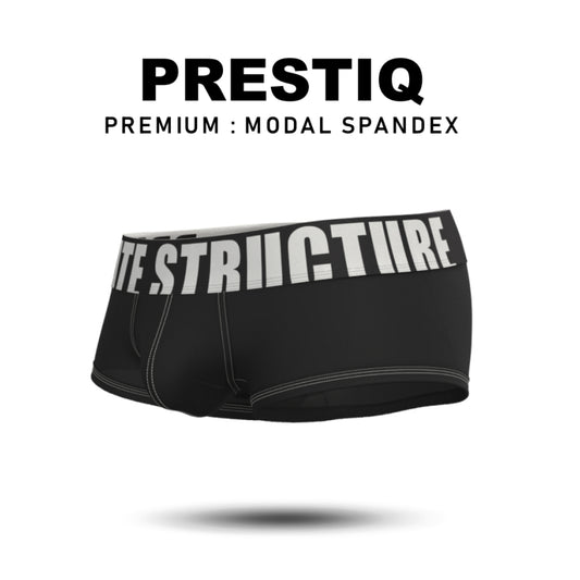 Private Structure กางเกงชั้นในชาย รุ่น Prestiq Low Rise Trunk - Ink Black [4650]
