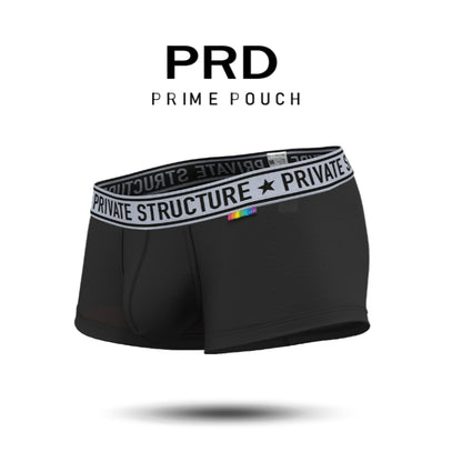 [SPECIAL OFFER] Private Structure กางเกงชั้นในชาย รุ่น PRD Mid Waist Trunk - Phantom Black [4386]