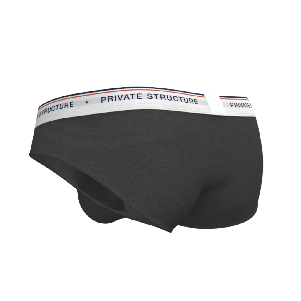 [SPECIAL OFFER] Private Structure กางเกงชั้นในชาย รุ่น  CHUMM! Mid Waist Brief - Elusive Grey [4630]